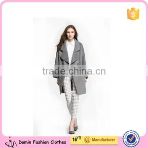 2015 Elegant Beautiful Grey Color Long Sleeve Lady Top Blazer 155374-2 thumbnail-1