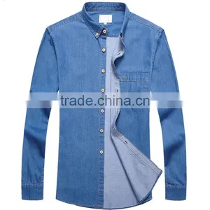 Cowboy Shirt Denim Shirt Men thumbnail-2