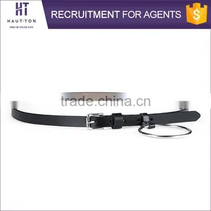 Latest Design Fashion Women Alloy Pin Buckle Belts Hot Sale Popular Casual Genuine Split Cow Leather Belt For Ladies thumbnail-3