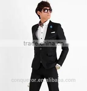 Anti-wrinkle,Men's Business &Wedding Suit BSPS0292 thumbnail-3