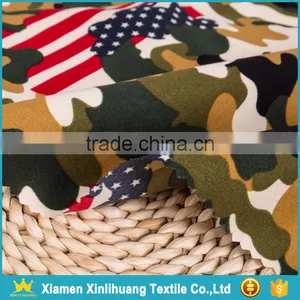 Wholesale US Military Casual Style Camo Printed Twill Poly Peach Skin Fabric thumbnail-4
