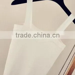 Top Pullover Sexy Skin-friendly Women's Vest 100% Cotton thumbnail-2