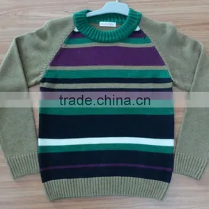 Wholesale Kids Boys Knitted Sweater Pullover Long Sleeve Boys Sweater With 2 Colour(BKN1527) thumbnail-1
