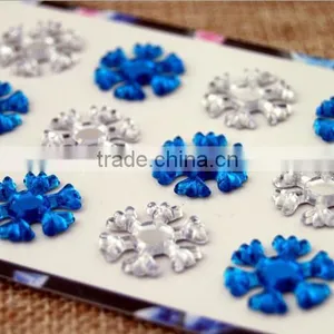 Peace/Emoji/Star Wholesale High Quality Acrylic Crystal Bling Gem Stickers For Mobile Phone thumbnail-5