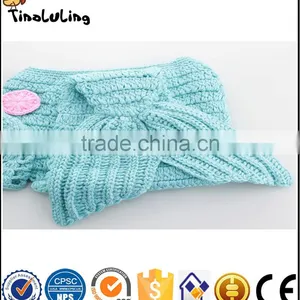 Tinalulling Cute Handmade Baby Mermaid Photography Props Costumes for Newborn thumbnail-4