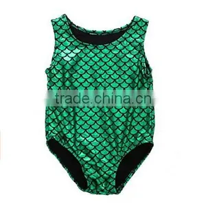 Party Kids Baby Girl Dress Mermaid Tops Bodysuit+Tulle Tutu Skirts Outfits Set thumbnail-2