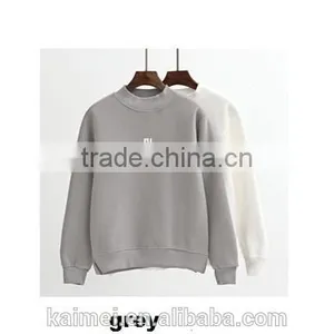 Factory Produced Costumed Cool Design High Quality Printed Sweatshirt CVC(60/40) thumbnail-1