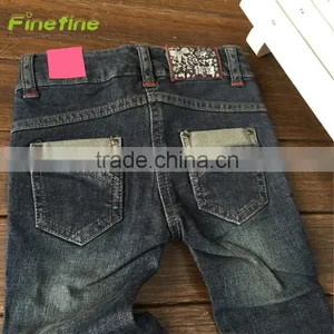 Wholesale Kids Jeans New Model Baby Clothes Kids Jeans Pants thumbnail-3