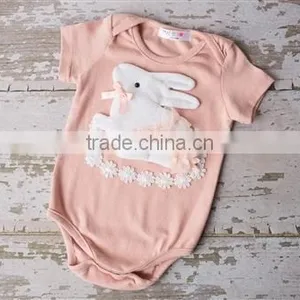 New Born Baby T Shirt Cute Easter Bunny Baby Clothing Baby Summer Rompers thumbnail-2