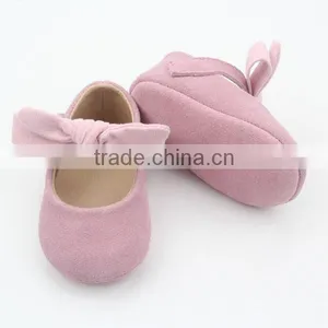 2017 Fashion Pink Color Shoes Soft Leather Baby Shoes Girls thumbnail-2