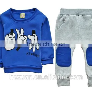 Fashion Children Clothing Set: Hoodies+pants/Unisex Sports Clothing Set thumbnail-3