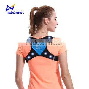 Wildsaver LED Reflective Running Vest Sportswear Women thumbnail-3