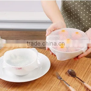 Amazon 2017 Hot Selling Stretch And Fresh For Keeping Food Fresh Film REUSABLE CLING WRAP thumbnail-1
