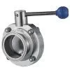 Stainless Steel Sanitary Clamp Butterfly Valve thumbnail-3