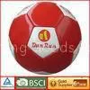 Durable Small Indoor PVC Red and White Soccer Ball Size 5 Official Soccer Football thumbnail-1