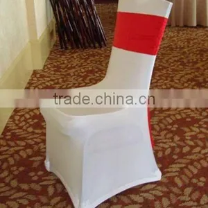 Wedding Spandex Chair Cover White Banquet Lycra Chair Covers thumbnail-1