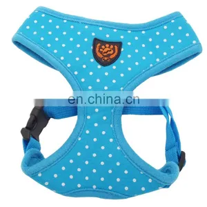 Color Frilly Dog Vests Belt Harness Pet Harness With Dot Pattern thumbnail-1