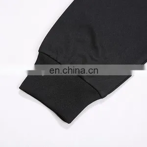 Long Sleeves Custom Black Soccer Referee Jersey thumbnail-5