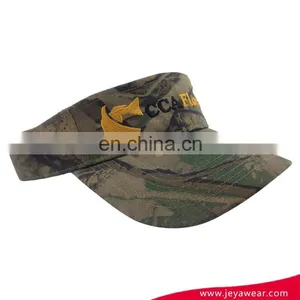 Custom Camo Sun Visor Cap OEM Camo Navy Caps Hats thumbnail-3