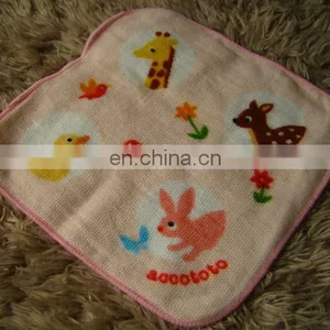 100% Cotton Cheap Hankerchief for Kids Printing Logo thumbnail-2