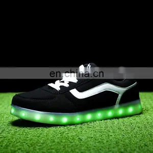 Latest Hot Sale Womens Night Club Casual Shoes USB Rechargeable LED Shoes Sneakers Wholesale Mens Footwear thumbnail-6