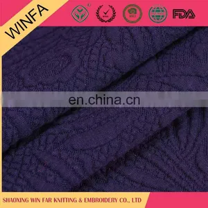 China Textile Factory Price Multi-purpose Dyed Jacquard Jersey Knit Elastic Dress Fabric thumbnail-2