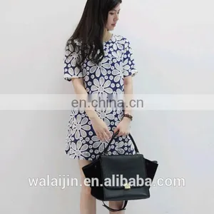 Wholesale Short Sleeve Ladies Daily Beautiful Dress thumbnail-5