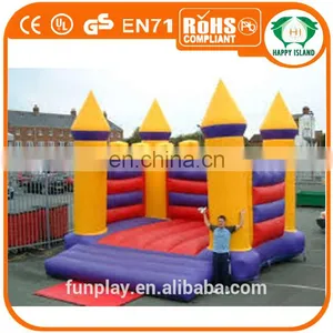 HI Funny and New Style Game 0.55mm PVC Inflatable Bounce Castle Moon Castle Commercial Inflatable Castle Bouncy Slide for Kid thumbnail-2
