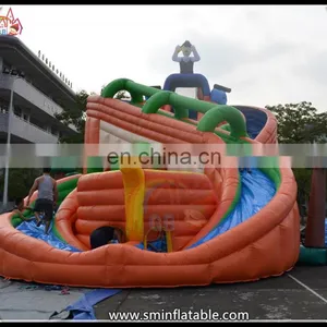 Funny Inflatable Slide, Inflatable Circle Slide, Inflatable Slide With Farmer Arch for Sale thumbnail-1