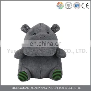 New Design Hot Sale Custom Animal Plush Hippopotamus Toy for Kids thumbnail-1