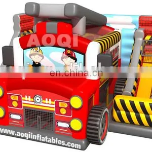 2015 New Design Fire Truck Inflatable Combo thumbnail-1