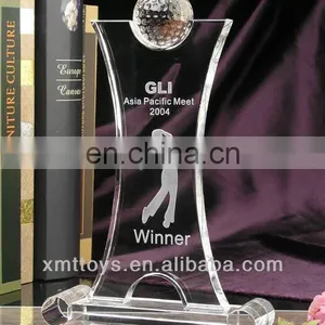 Crystal Baseball Trophy thumbnail-1