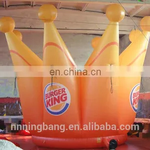 Yellow Inflatable Crown Model for Advertising,inflatable Crown Replica thumbnail-1