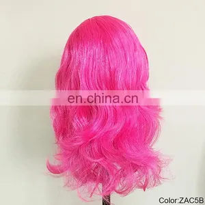 Synthetic Pink Party Wigs P-W226 thumbnail-3
