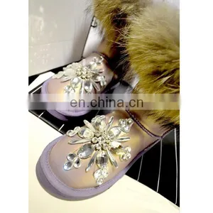 Aidocrystal 2016 NEW Women Winter Shoes Cheap Snow Boots Diamond Bling Boots For Girls thumbnail-3