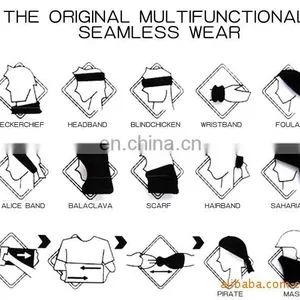 Polyester Head Tube 3D Custom Digital Printing Design High UV Bandana thumbnail-5