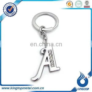 Metal Personalized Letter Keychain thumbnail-1