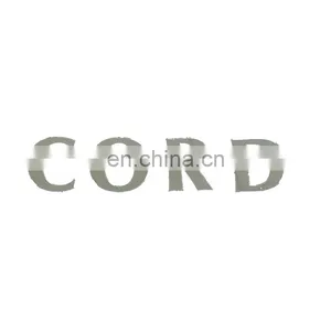 Silver Thin Style Metal Letter Stickers thumbnail-1