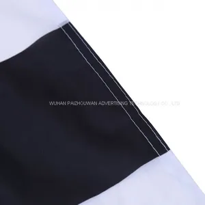 Factory Wholesale 3x5 Ft Black White Custom Checkered Race Hand Waving Flag thumbnail-5