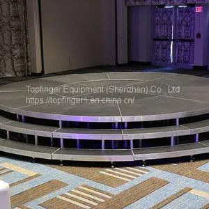 Cheap Outdoor Aluminum Circle Circular Round Portable Stage Platform For Wedding thumbnail-1