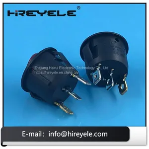 2Pin On Off Miniature 12V Round Rocker Switch thumbnail-4