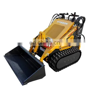CE Approved Petrol Engine HY380 Track Skid Steer Small Loader Price thumbnail-2
