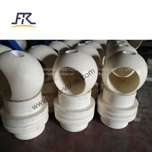 Zirconia Ceramic Lined Ball Valves for Chemical Industry thumbnail-4