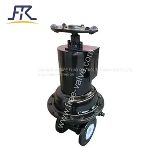 Pneumatic Fluorine Lined Diaphragm Valve Anti-Acid/Alkali for Chemical Industry thumbnail-1