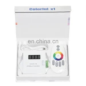 WS2811 WS2812B 6 Keys 6803 LED Tape Digital Colorful x1 LED Music Controller With RF Touch Remote Max 600pixels thumbnail-5