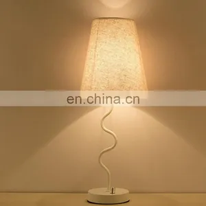 Modern Minimalist Bedside Lamp Bedroom Warm Decorative Table Lamp Wedding Creative Eye Protection Table Lamp thumbnail-1
