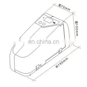 USD / EURO Cash V30 Mini Portable Money Bill Currency Counter ( no Detection) Use Battery thumbnail-2