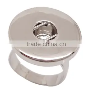 Fashion Alloy Finger Ring Snap Button Jewelry thumbnail-4
