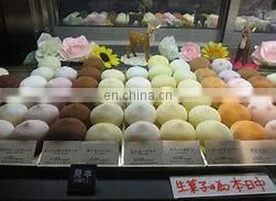Full Automatic Encrusting &Aligning Machine/ High Speed Japanese Daifuku Mochi Ice Cream Making Machine thumbnail-5