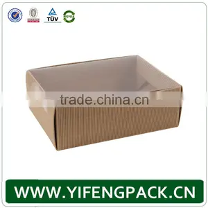 ECOFRIENDLY HOT SALE CUSTOMIZED BROWN KRAFT PAPER PACKAGING BOX CORRUGATED PAPER SHIPPING BOX MOVING BOX thumbnail-4